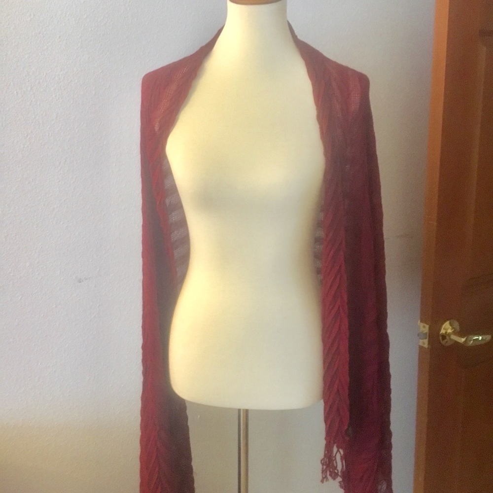 Red Scarf - Picture 2 of 2
